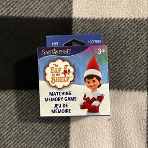 Elf on the Shelf Matching Memory Game - Red and White